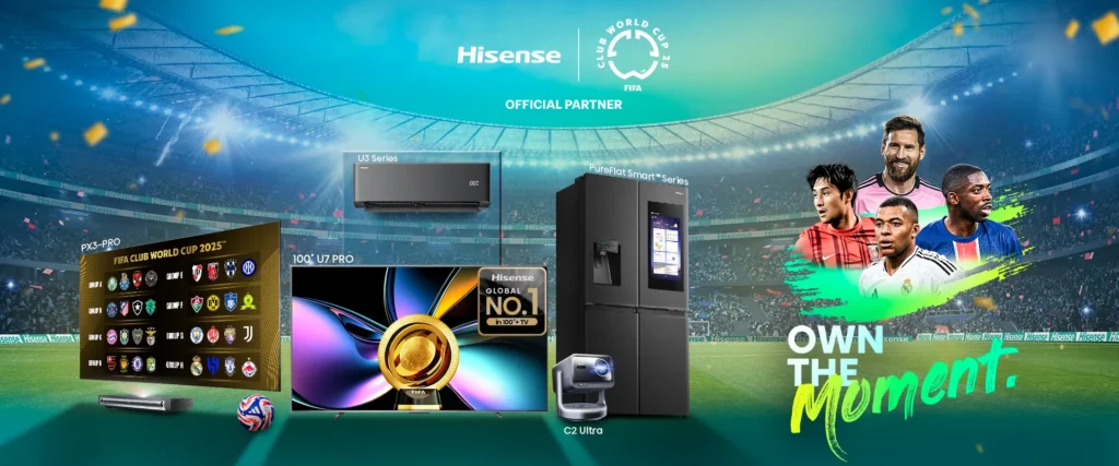 Hisense Shop Tanzania Official Partner Club World Cup 2025